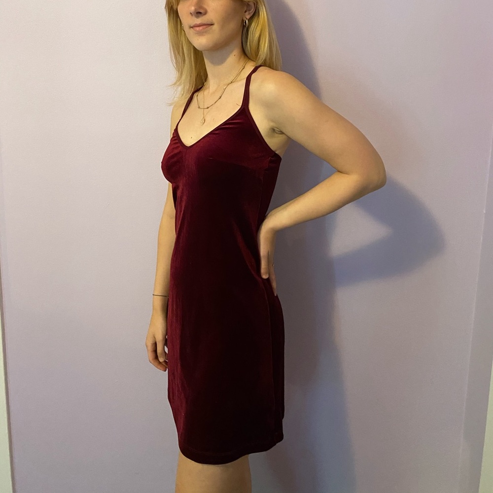Red Velvet Dress